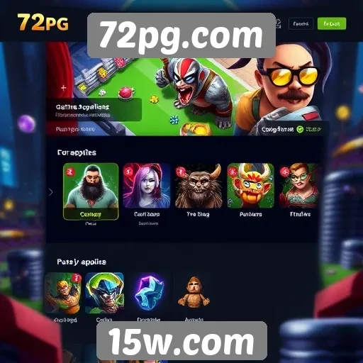 Interface do usuário e experiência no 72pg.com